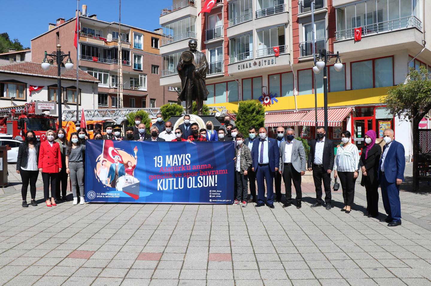 İlçemizde 19 Mayıs Atatürk’ü Anma, Gençlik ve Spor Bayramı Kutlandı