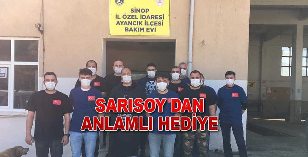 Sarısoy dan anlamlı hediye