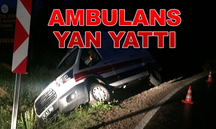 Türkeli Devlet Hastanesi’nin Ambulansı kaza yaptı