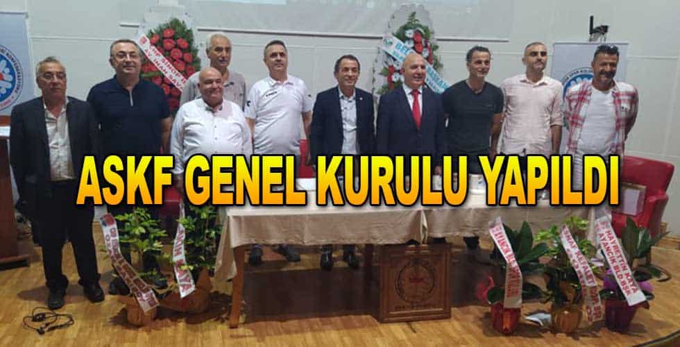 ASKF GENEL KURULU YAPILDI