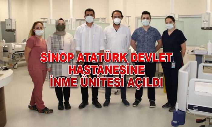 Sinop Atatürk Devlet Hastanesine İnme Ünitesi Açıldı