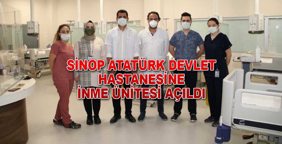 Sinop Atatürk Devlet Hastanesine İnme Ünitesi Açıldı