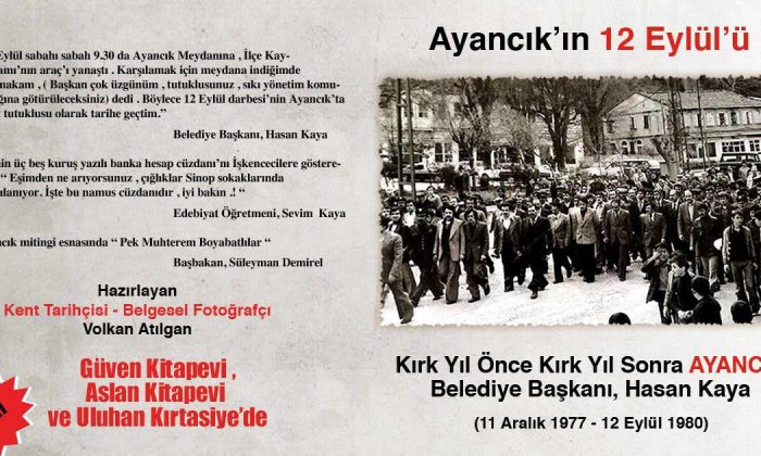 Ayancık’ın 12 Eylül’ü