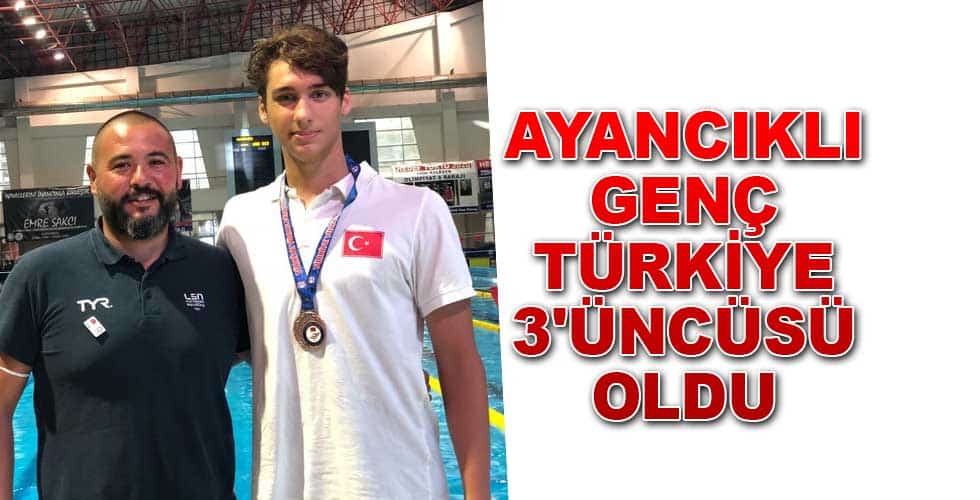 Ayancıklı genç Türkiye 3’üncüsü Oldu