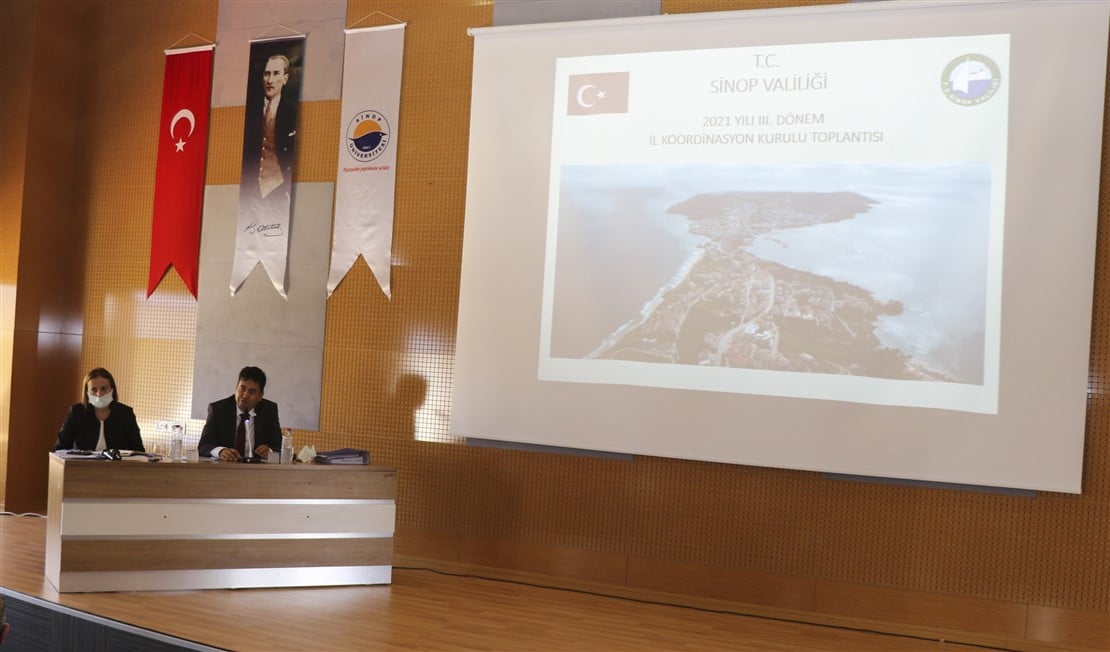 Sinop İl Koordinasyon Kurulu Toplantısı, Sinop Üniversitesi Ev Sahipliğinde Düzenlendi