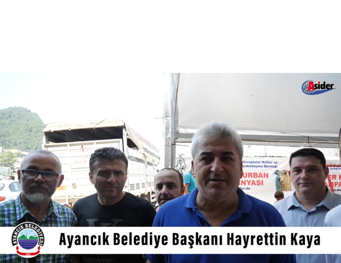 ASiDER Sinop’ta 100 kurban kesti