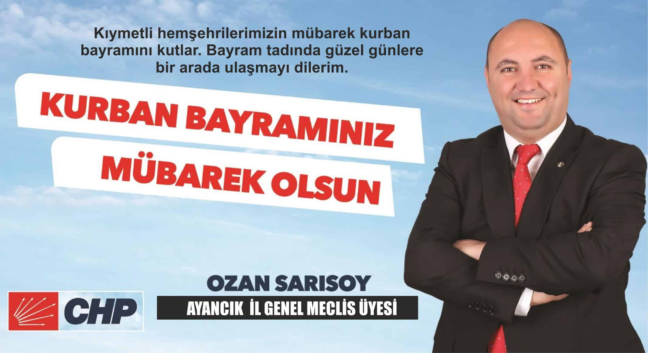 Sarısoy'dan Bayram Mesajı