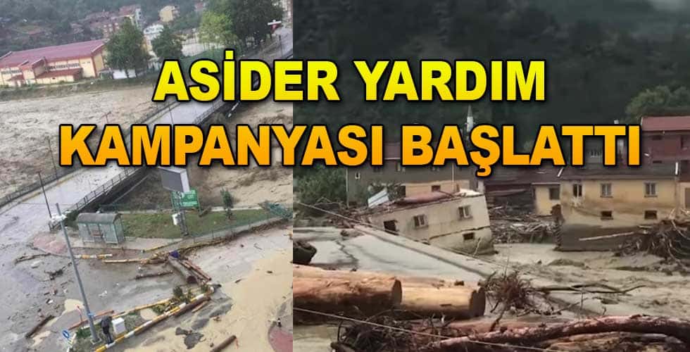 ASİDER YARDIM KAMPANYASI BAŞLATTI