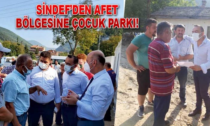 SİNDEF’DEN AFET BÖLGESİNE ÇOCUK PARKI!