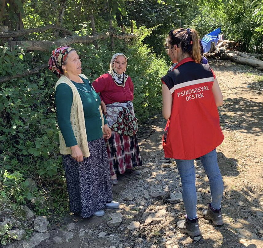 Ayancık'ta Psikososyal Destek Hizmeti Veriliyor