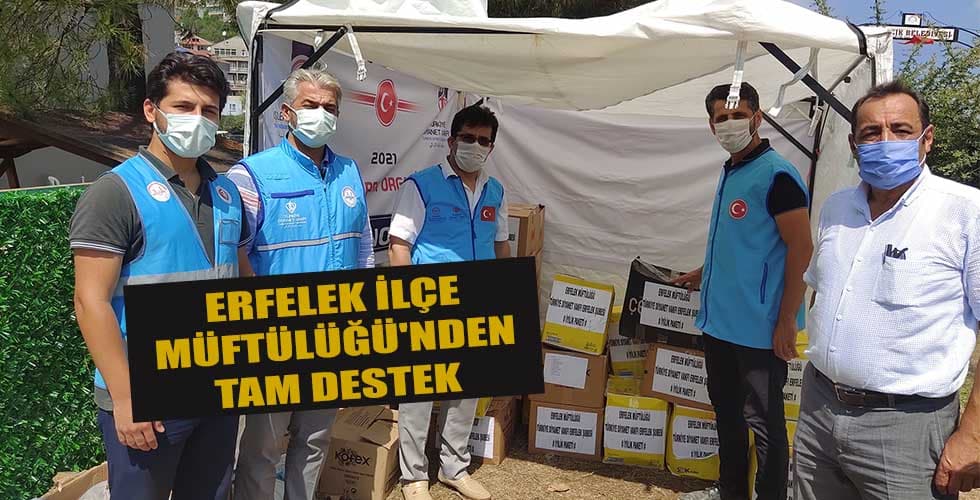 Erfelek İlçe Müftülüğü’nden Destek