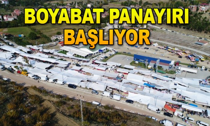 Tarihi Boyabat Panayırı kuruluyor