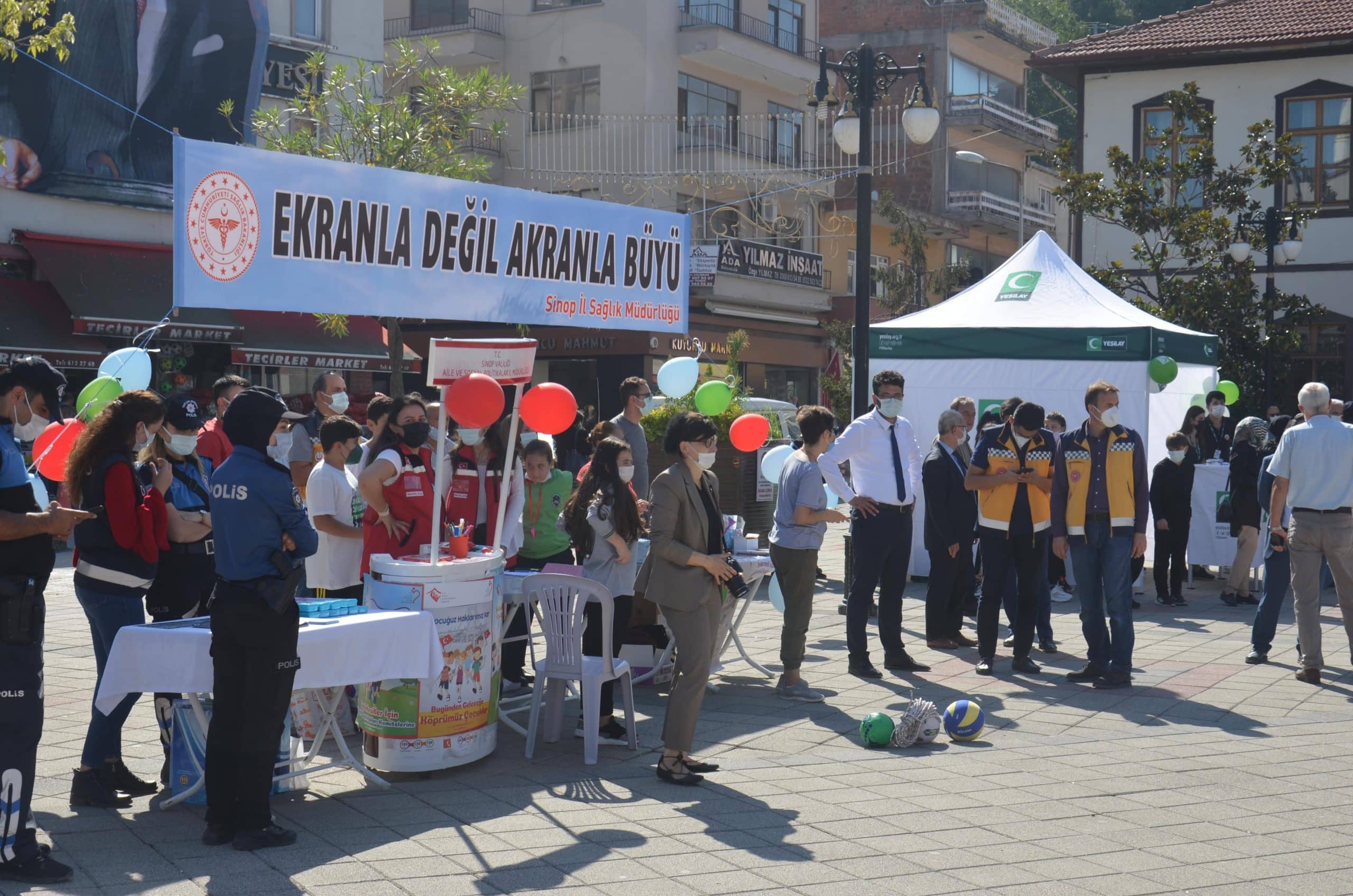 Ayancık'ta Geleneksel sokak oyunları etkinliği
