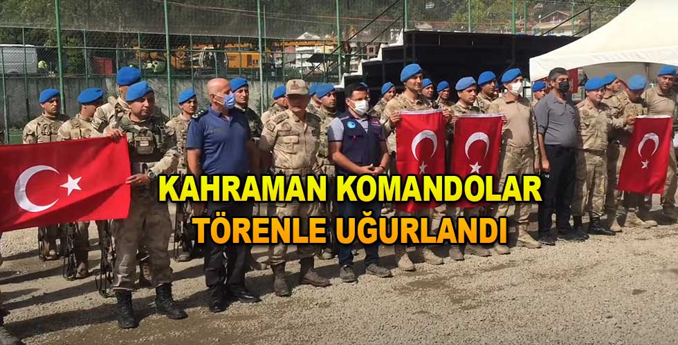 Kahraman Komandolar Törenle Uğurlandı