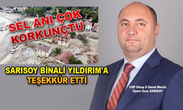 Sarısoy Binali Yıldırım’a teşekkür etti