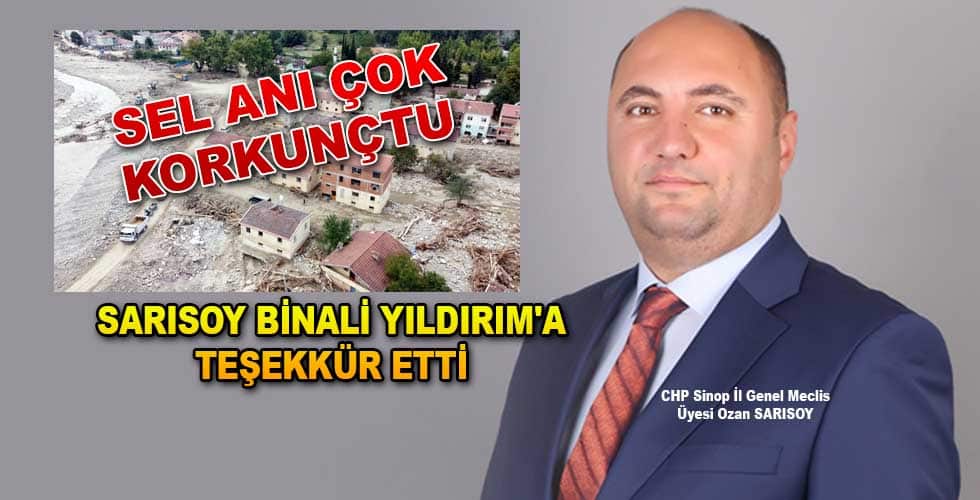 Sarısoy Binali Yıldırım’a teşekkür etti