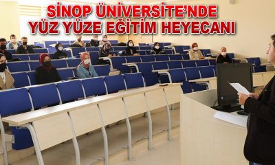 Sinop Üniversitesi’nde Yüz yüze Eğitim Heyecanı