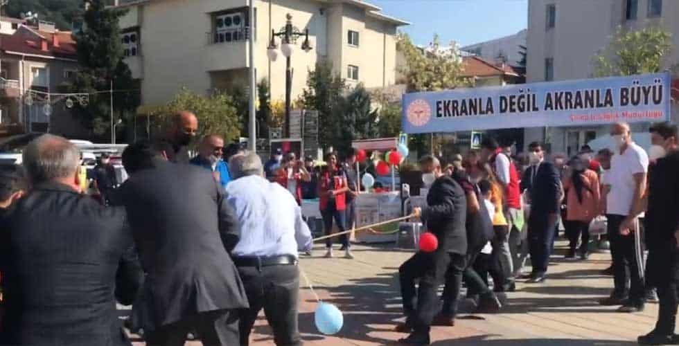 Ayancık'ta Geleneksel sokak oyunları etkinliği