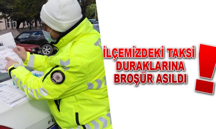 Ayancık’ta taksi duraklarına 12 Kural asıldı