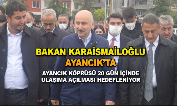 Bakan Karaismailoğlu Ayancık’ta