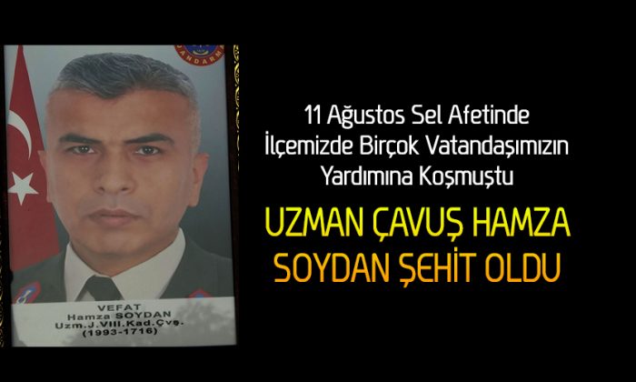Uzman Çavuş Hamza Soydan Şehit Oldu