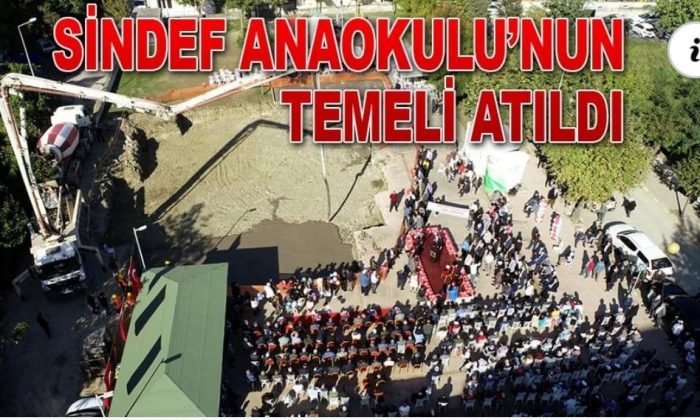 Sindef Anaokulu’nun temeli atıldı