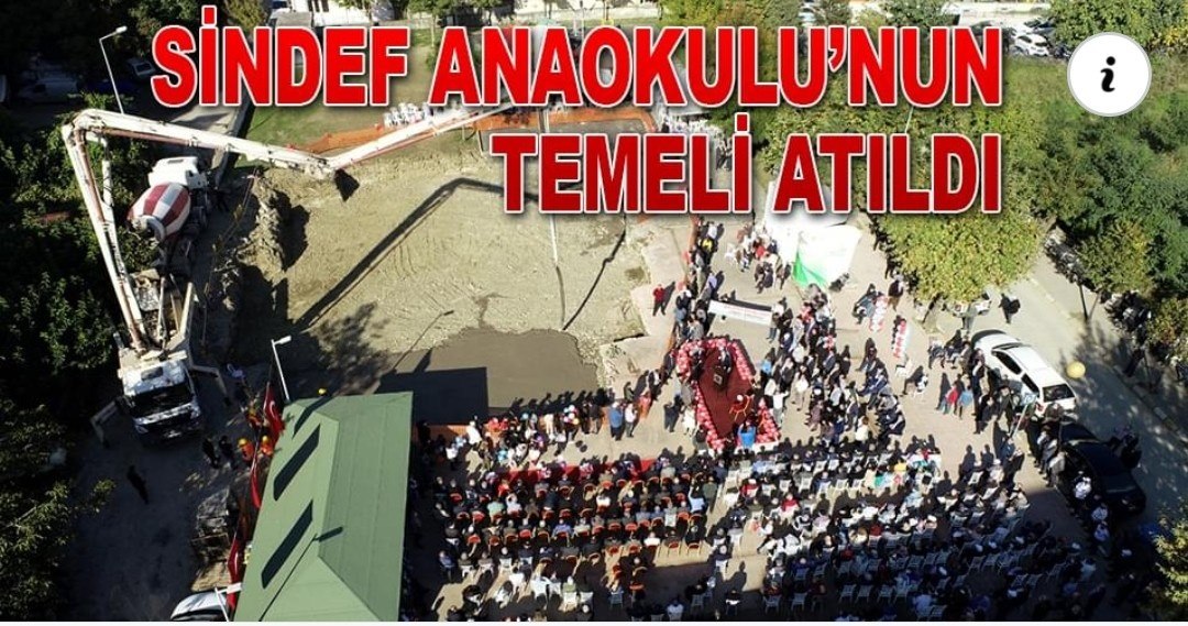 Sindef Anaokulu’nun temeli atıldı