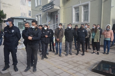 İlçe Emniyet Müdürlüğü’nden Yangın Tatbikatı