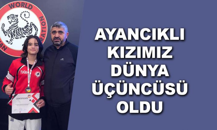Ayancıklı Tuğba Çelikkaya Dünya 3.’cüsü Oldu