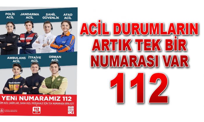Acil durumların artık tek bir numarası var