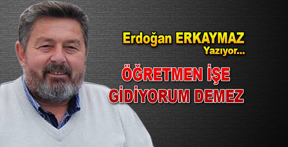 Öğretmen İşe Gidiyorum Demez