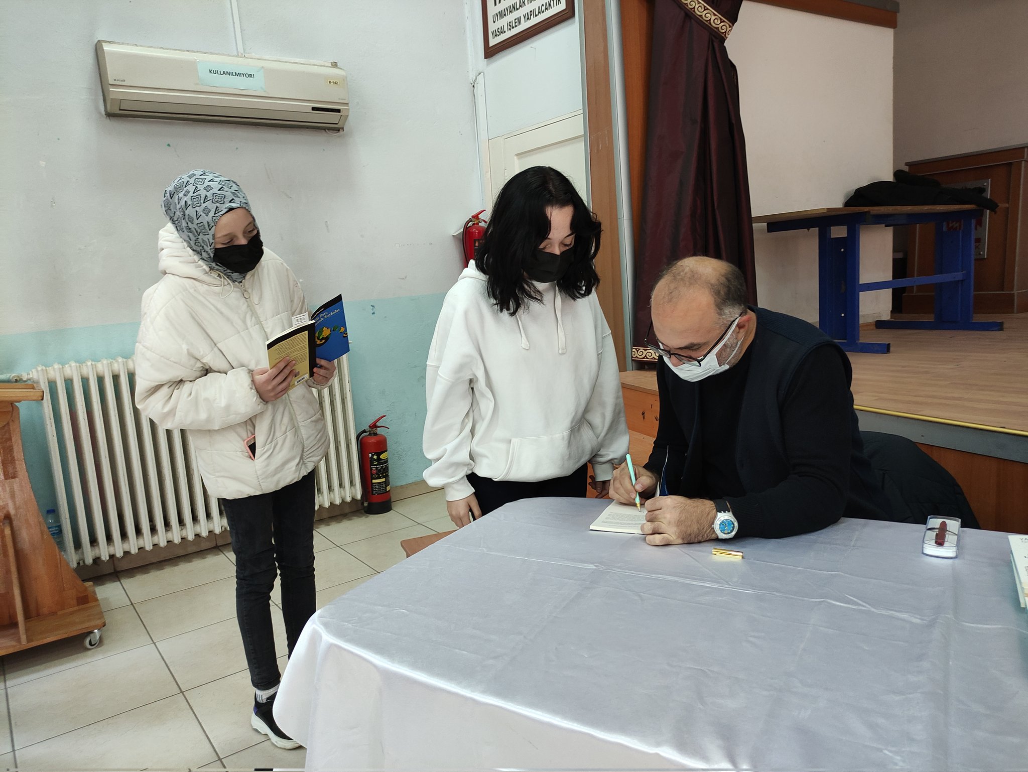 Ayancık’ta Öğrenci Yazar buluşması yapıldı