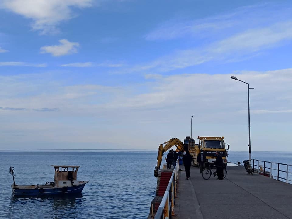 Ayancık İskelesinden Araç mı Uçtu!