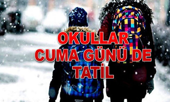 Cuma Günü de Okullar Tatil