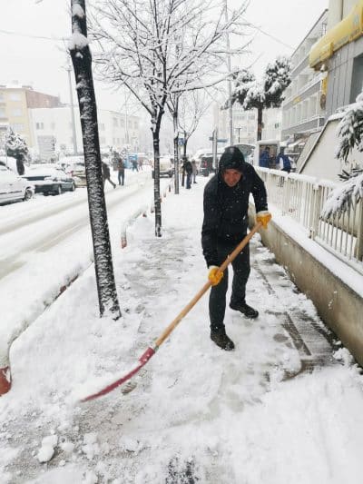 Ayancık'ta Yoğun Kar Mesaisi