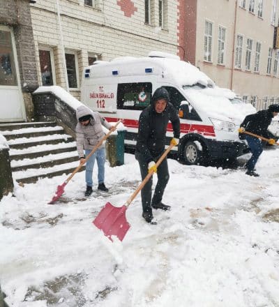 Ayancık'ta Yoğun Kar Mesaisi