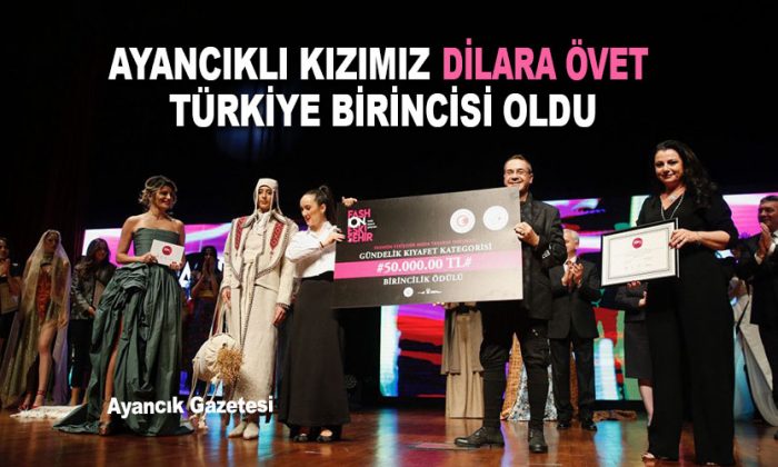 Moda Tasarım Yarışması’nda 1’inci oldu
