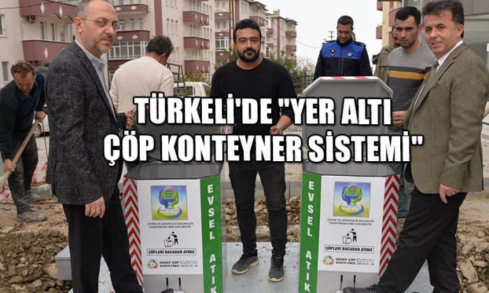 Türkeli’de “Yer Altı Çöp Konteyner Sistemi”