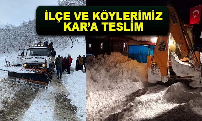 İLÇE VE KÖYLERİMİZ KAR’A TESLİM