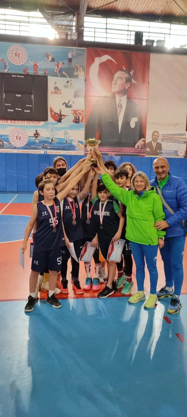 Sinop'ta Basketbolun Yıldızları Yarıştı