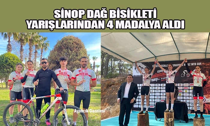 Sinop Dağ Bisikleti Yarışlarından 4 Madalya Aldı