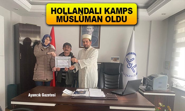 Hollandalı KAMPS Müslüman Oldu