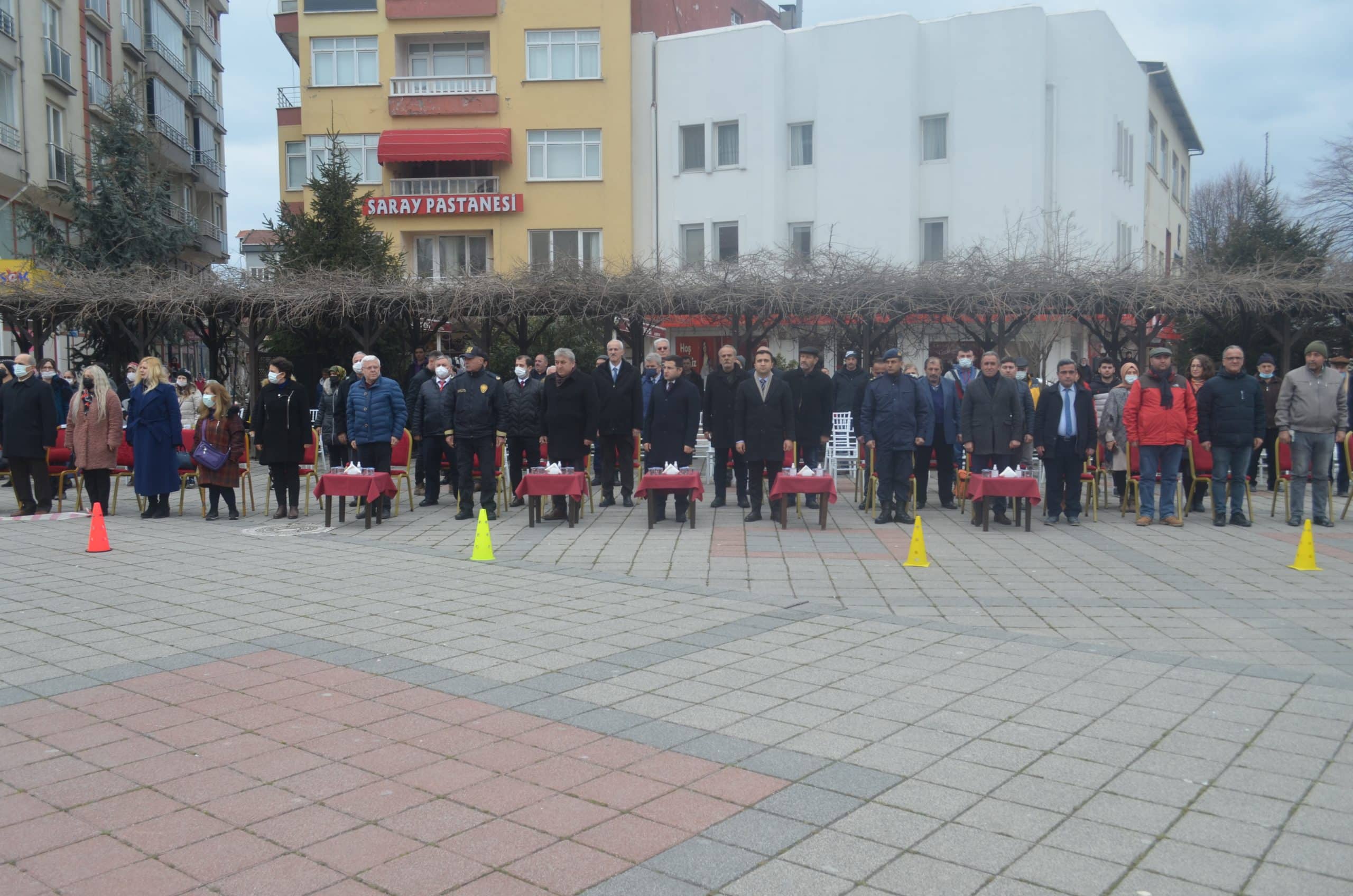 Ayancık'ta Nevruz ateşi yandı