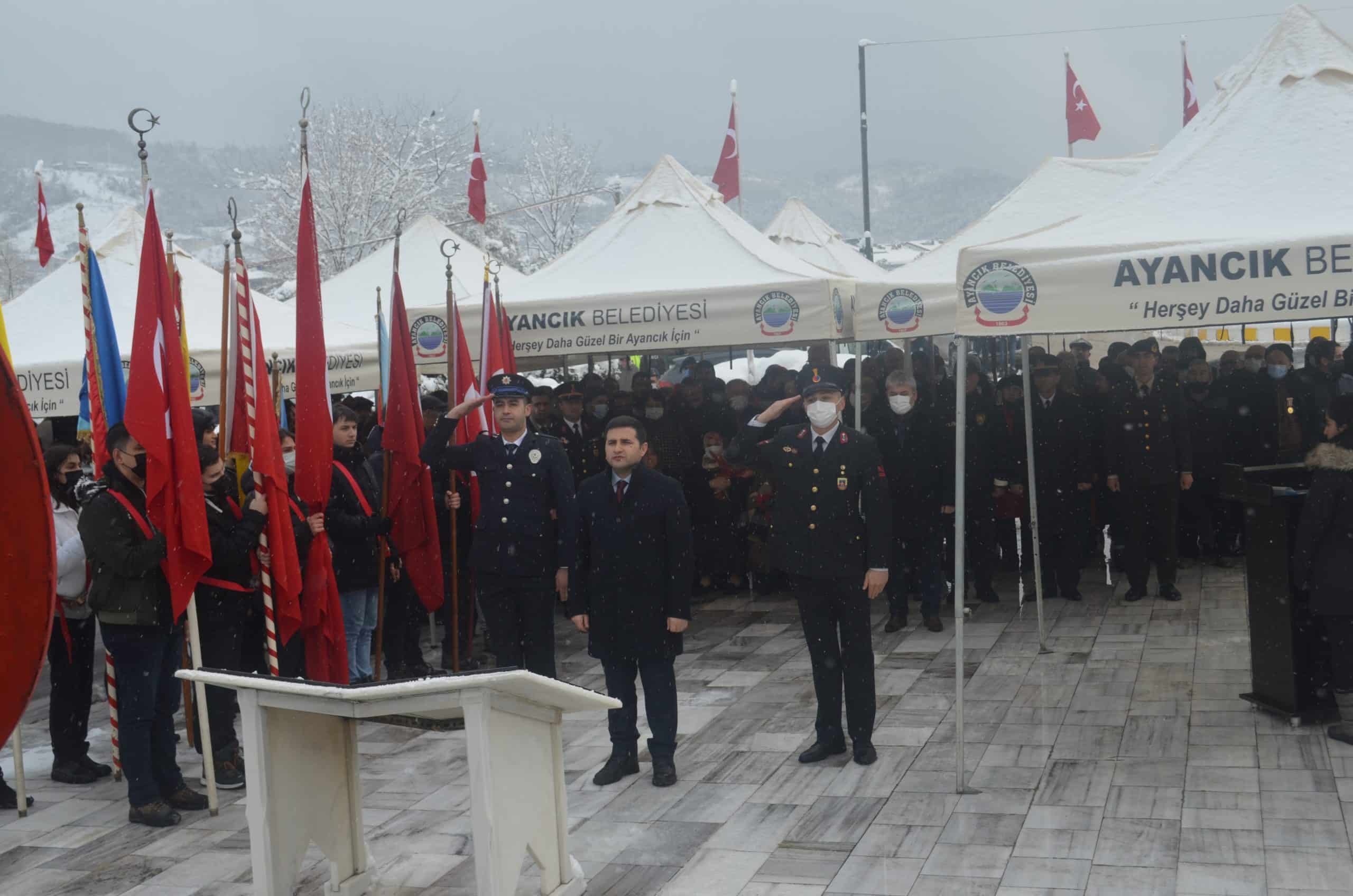 Ayancık'ta 18 Mart Çanakkale Zaferi ve Şehitlerini Anma Günü Etkinleri