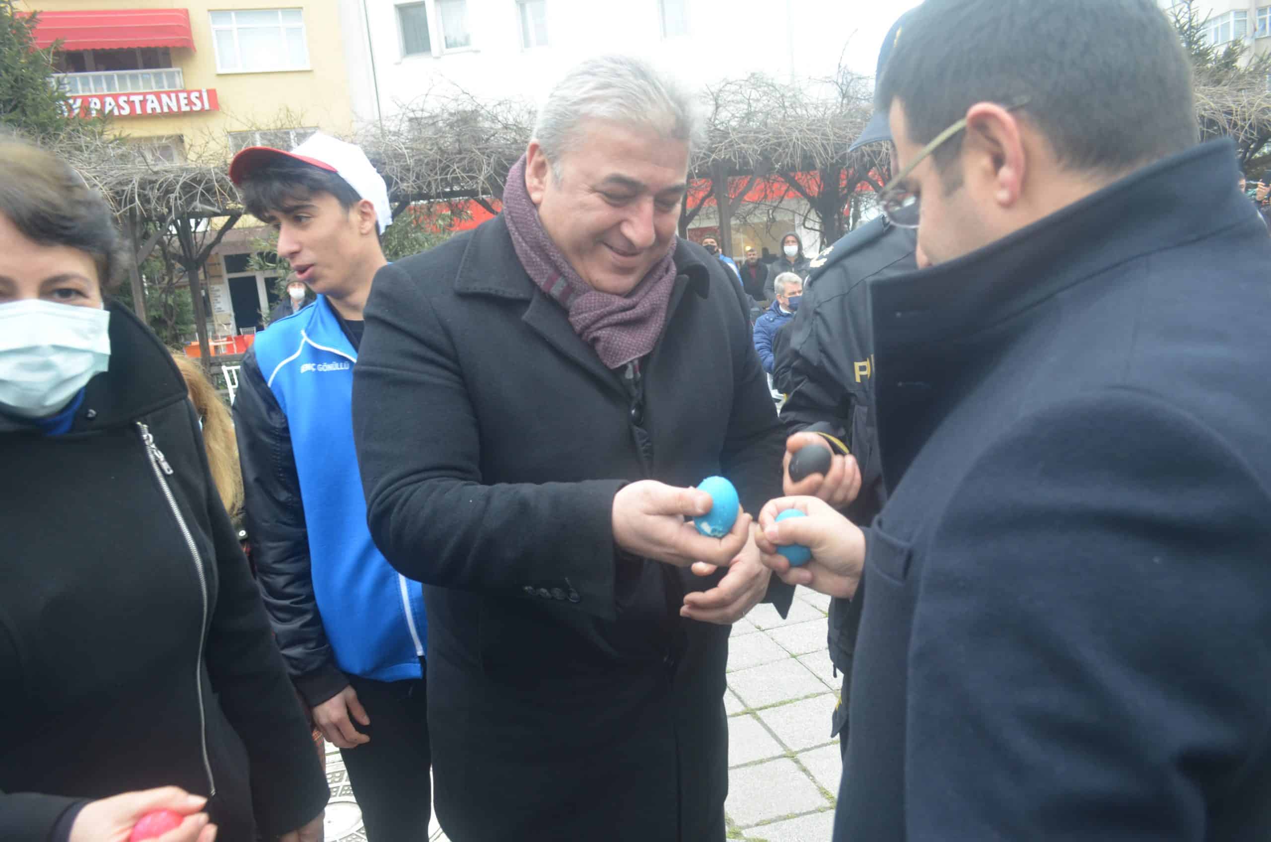 Ayancık'ta Nevruz ateşi yandı