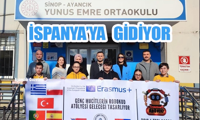 YUNUS EMRE ORTAOKULU İSPANYA’YA GİDİYOR