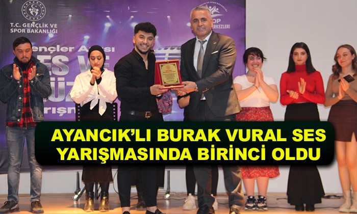 BURAK VURAL SES YARIŞMASINDA BİRİNCİ OLDU