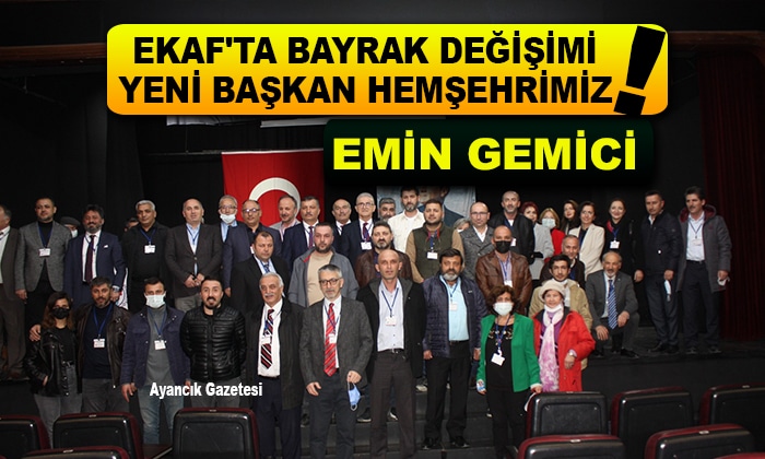 EKAF’ta bayrak değişimi! Yeni başkan Emin Gemici