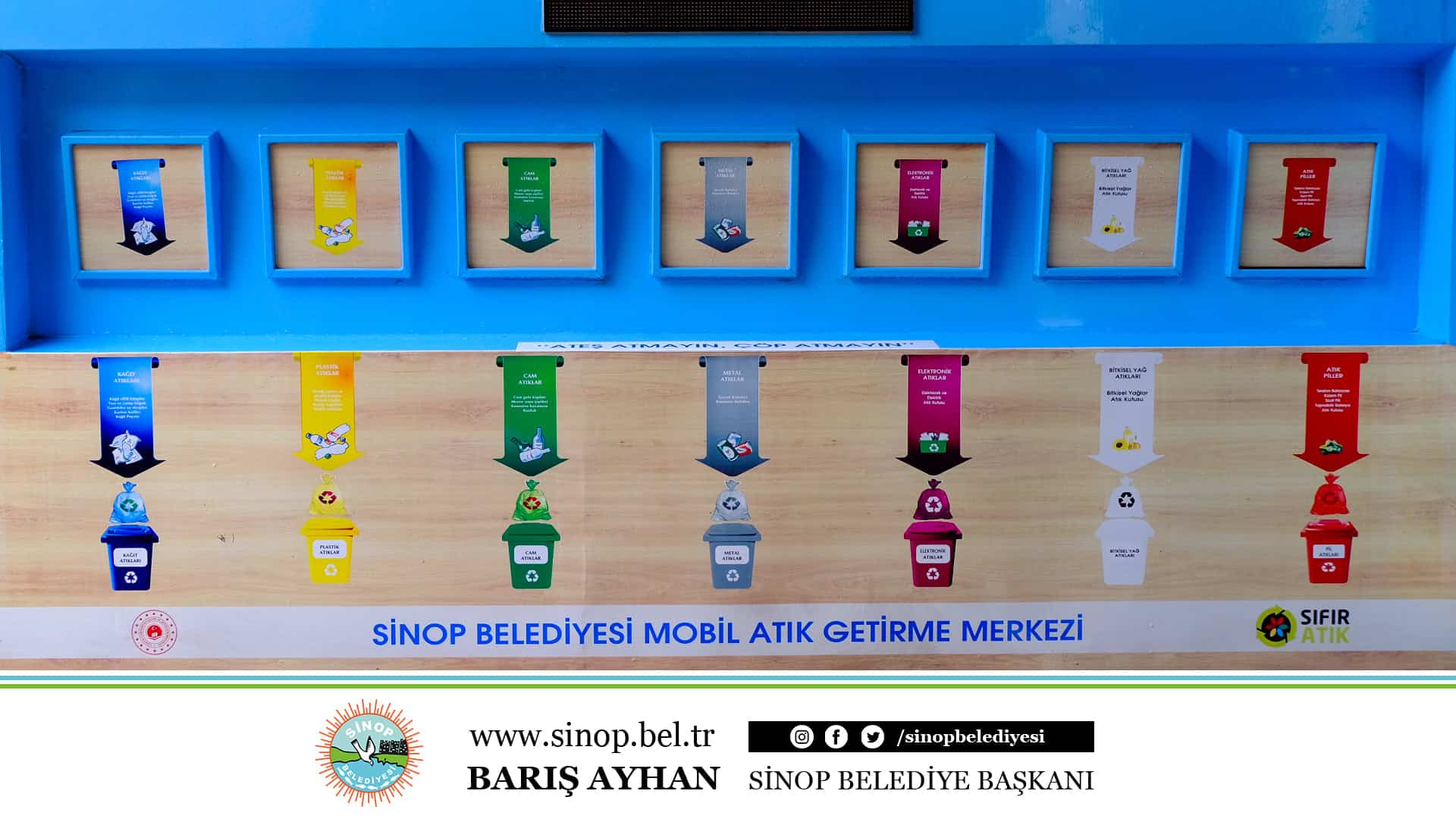 Sinop Belediyesi'nden Sıfır Atık Projesi