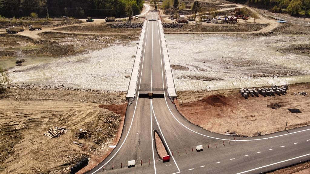 İkisu Köprüsünün Yapımı Tamamlandı